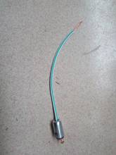 Base de soquete de luz ba9s para lâmpada de 13cm com fio
