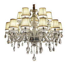 Home Improvement Living Foyer Crystal Chandelier Candle Modern Dining Room Lamp Bedroom Double Chandelier Lighting 2024 - buy cheap