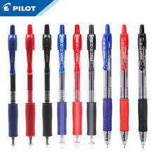 Bolígrafo de Gel japonés PILOT Press, bolígrafo de G-2 de Color rojo, azul y negro, 0,38/0,5/0,7/1mm, gran capacidad de almacenamiento de tinta, 12 Uds. 2024 - compra barato