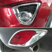 Luces antiniebla delanteras cromadas + traseras, cubierta embellecedora para Mazda CX-5 2013-2014 CX5 2024 - compra barato