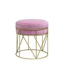 Concise Household Leisure Time Chair Beautiful First Makeup Stool Ins Iron Wind A Living Room Originality Small Round Stool 2024 - buy cheap
