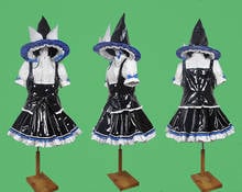 Game Touhou Project Kirisame Marisa Cosplay Costumes Black And White Uniform Dress Adult Unisex Role Play Clothing Custom-Make 2024 - buy cheap