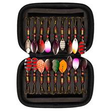 Fishing Lure Spinnerbait Fishing Lures Kit Spoon Set with Tackle Boxs for Trout Bass Salmon Pike Fishing Accessories 2024 - buy cheap