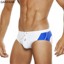 GANYANR-pantalones cortos de baño para hombre, traje de baño Gay, Sunga, Sexy, para Bikini, pene, Surf, Playa, bañadores 2024 - compra barato