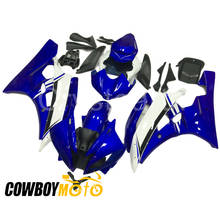 Para 2006 2007 yamaha yzfr6 YZF-R6 yzf r6 06 07 motocicleta azul moldado por injeção de plástico abs kit completo carenagens corpo inteiro 2024 - compre barato