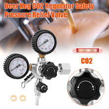 Home Brewery Beer Brewing Beer CO2 Keg Regulator самогоноварение Safety Pressure Relief Valve 0-3000 PSI Tanks Pressure 2024 - buy cheap