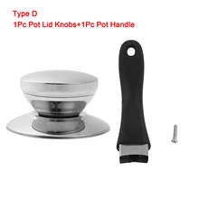Universal Cooker Handle Kitchen Stainless Steel Pot Pan Knob Cookware Lid Handgrip Detachable Steamer Holder Handle Cooking Tool 2024 - buy cheap