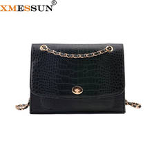 XMESSUN Women Chain Bag 2021 New Fashion Trendy Shoulder Messenger Bag Ladies Designer Brand Crocodile Pattern Bags ins F393 2024 - buy cheap