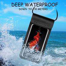 Funda impermeable Universal para teléfono móvil, funda para pantalla táctil, bolsa de buceo seco con correa para el cuello, para iPhone, Xiaomi, Samsung y Huawei 2024 - compra barato