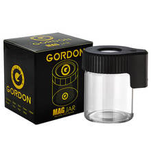 GORDON Light-Up LED Transparent Glass Air Tight Storage Jars Magnifying Viewing Jar (Black) 2024 - buy cheap