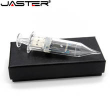 JASTER-unidad Flash USB de 64gb, aguja médica + caja de 4GB, 8GB, 16GB, 32GB 2024 - compra barato