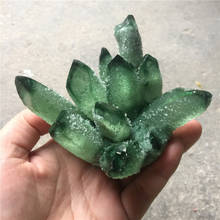 New Green Ghost Phantom Quartz Crystal Cluster rock stones  crystals mineral reiki Healing Specimen Home decor 2024 - buy cheap