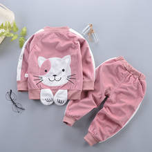 Girls Clothes Sets Spring Autumn Newborn Baby Fashion Cotton Cartoon Coat+pants 2pcs For Girls Toddler Cute Clothing Suit Outfit 2024 - buy cheap