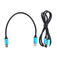 18cm/60cm Micro USB Male to Male 5 Pin Converter OTG Adapter Lead Data Cable 2024 - buy cheap