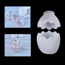 Resina para ovos de cristal transparente, 3pçs, caixa de armazenamento, molde uv, cola epóxi, feito à mão, criativo, para fazer joias, molde de resina 2024 - compre barato