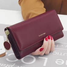 New Fashion Women Wallets Long Style Multi-functional Wallet Purse Fresh PU Leather Female Clutch Card Holder 2024 - buy cheap