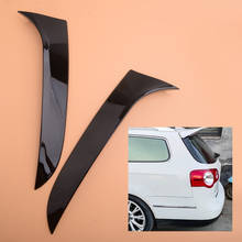 Spoiler traseiro para carro 2 peças, abs, divisor lateral de janela traseira, para vw passat b6 wagon 2003-2012 2024 - compre barato