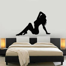 Pegatina de pared de mujer desnuda Sexy para dormitorio, pegatina de vinilo de tira de chica caliente, decoración de baño y salón de belleza, W866 2024 - compra barato