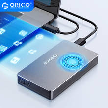 Orico m2 nvme ssd case com ventilador m.2 para usb3.1 gen2, para chave m + b chave chave ssd, disco rígido usb c 10gbps, invólucro m.2, caixa ssd 2024 - compre barato