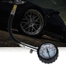 Sistemas de control de presión de neumáticos, medidor de presión de neumáticos de tubo largo, probador de presión de aire de neumáticos de 0-100PSI para coche y motocicleta Universal 2024 - compra barato