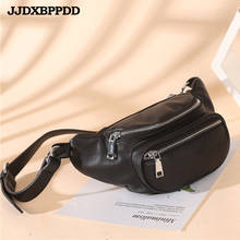 JJDXBPPDD Chain Design Genuine Leather Crossbody Bags For Women 2021 Brown Shoulder Messenger Handbags Small Chest Bag Travel 2024 - buy cheap
