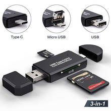 SD Card Reader USB 3.0 Card Reader Type C 3.0/2.0 TF/Mirco SD Memory Card Reader OTG Cardreader Adapter for Android Computer 2024 - buy cheap