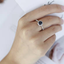 Драгоценный камень балет 1.84Ct натуральный круглый синий сапфир Изящные ювелирные изделия обручальное кольцо для женщин 925 пробы Серебряное великолепное кольцо обещания 2024 - купить недорого