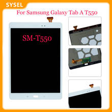 For Samsung Galaxy Tab A T550 SM-T550 T550N T555 LCD Display Touch Screen Digitizer Assembly Replacement White Color 2024 - buy cheap