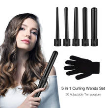 Curling Iron Ceramic Hair Curler Wand Curling Iron Multi Styler Curling Iron Wand Set For Salon Home Use Hair Curl Tools 2024 - buy cheap