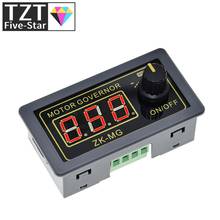 Controlador de Motor de cc 5-30V, 12v, 24v, 5A, PWM, velocidad ajustable, pantalla Digital, codificador, relación de trabajo, frecuencia máxima de 15A, ZK-MG 2024 - compra barato