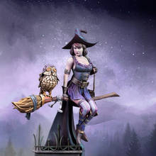 1/24 Witch Resin Figure Building Kit 2024 - buy cheap