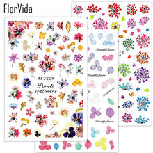 1pc Dried Everlasting Flower Stickers For Manicure Decorations Nail Art Sticker Adhesive  Festive Sequin Nail Decoration Flowers 2024 - купить недорого