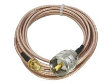 RG316 RF pigtail SMA female jack nut bulkhead to PL259 UHF male straight RF Jumper pigtail Cable 4inch~10M 2024 - buy cheap