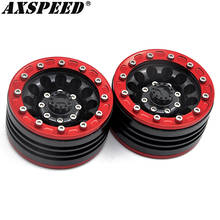 Axspeed-rodas para controle remoto, 1.9 polegadas, aro em liga de metal, para peças de controle remoto, scx10, tamiya cc01, d90, d110 2024 - compre barato