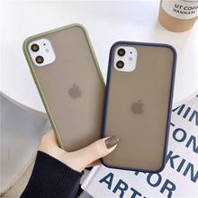 Роскошный однотонный Мягкий силиконовый чехол для телефона Etui iPhone 11 Pro Max 6 7 8 Plus X XR XS Max, чехол 2024 - купить недорого