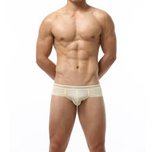 Ice Silk Lace Briefs Sexy Men Underwear Elastic Transparent Soft Mini Panties Male Bulge Pouch Underpants cueca hombre Slips 2024 - buy cheap