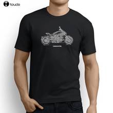 Camiseta 3D para hombre, Tops informales, ropa de calle, clásica italiana, para fanáticos de la motocicleta, Xdiavel S 2017 2024 - compra barato