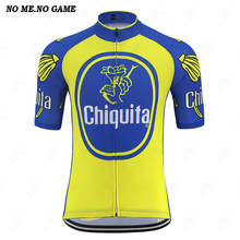Banana Retro Cycling Jersey Men's bike wear clothing summer short sleeve bicycle Ropa Ciclismo maillot road MTB mountain jersey 2024 - buy cheap