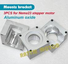 3pcs Nema23 Motor mounts stepper motor base 57 stepper motor bracket 3set installation screw Aluminium oxide 2024 - buy cheap