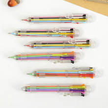 8 colores transparentes 8 en 1 bolígrafo creativo de moda lápiz táctil para escribir papelería oficina 2024 - compra barato