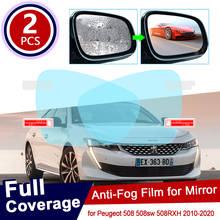 for Peugeot 508 508sw 508RXH 2010~2020 Full Cover Anti Fog Film Rearview Mirror Rainproof Accessories 2012 2014 2016 2018 2019 2024 - buy cheap