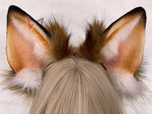 Mmantiqueda orelha de raposa grande feita à mão, acessórios para cosplay beast gato 2024 - compre barato