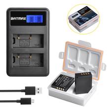 Batería NP-W126 NP W126, Cargador USB con LCD, caja de almacenamiento de batería para Fujifilm FinePix HS30EXR HS33EXR HS50EXR X-A1, X-E1, 2 uds. 2024 - compra barato