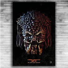 The Predator Hot Classic Horror Movie 4 Silk Fabric Wall Poster Art Decor Sticker Bright 2024 - buy cheap