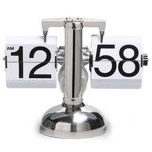 Механические ретро цифровые часы с откидной крышкой, настольные часы с внутренним механизмом, домашний офис, декор J2Y 2024 - купить недорого