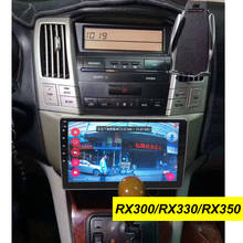 Автомобильный мультимедийный Dvd-плеер, 64 ГБ, Android 10,0, 2Din, GPS для Toyota Harrier, LEXUS RX300, RX330, RX350, навигация, стерео, Wi-Fi, головное устройство 2024 - купить недорого