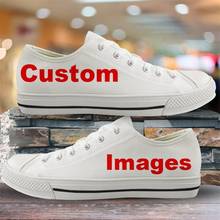 NOISYDESIGNS Men Canvas Low Top Shoes Customized High Quality Casual Sneakers 2020 Students Footwear 2024 - buy cheap