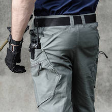 Cargo Pants Men Elastic Waterproof Army Tactical Military Hiking Trekking Jogger Casual Trousers Sweatpants Streetwear Size 3XL 2024 - купить недорого