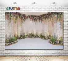 Gfuitrr flores de parede para fotografia, decoração de casamento cenário para estúdio de fotos em vinil 2024 - compre barato