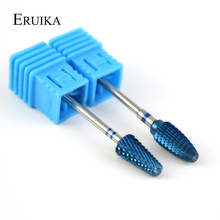 ERUIKA 1pc Blue Tungsten Carbide Nail Drill Bit Electric Nail Files Frees Bit Mill Cutter Nail Manicure Machine Accessory Tools 2024 - buy cheap